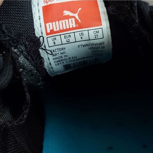 Puma IdCELL Golf Shoes Soft Spike Black Shoe Size 9 - Picture 10 of 12